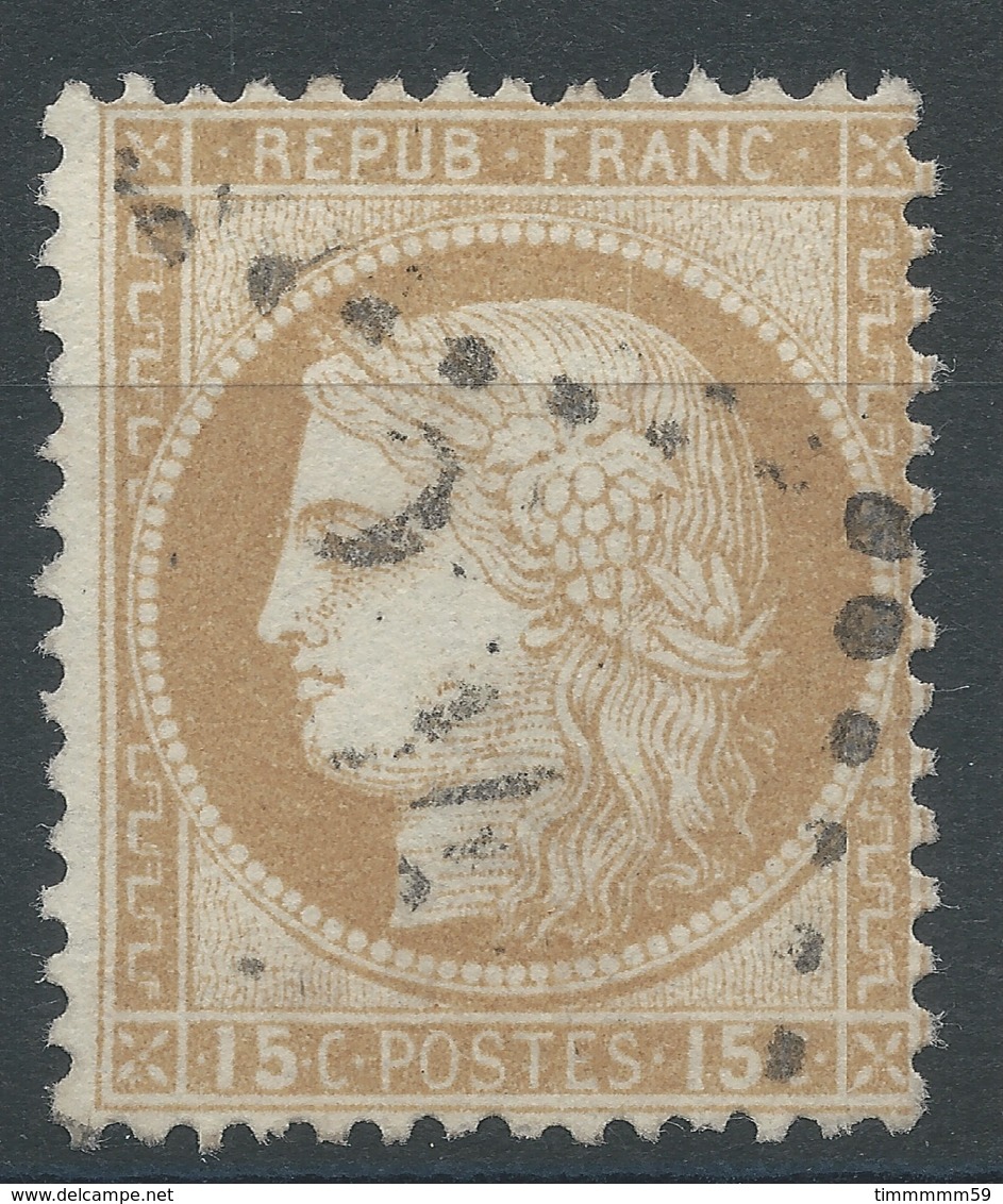 Lot N°46818  Variété/n°55, Oblit GC, Griffe De A De FRANC A La Tête - 1871-1875 Ceres