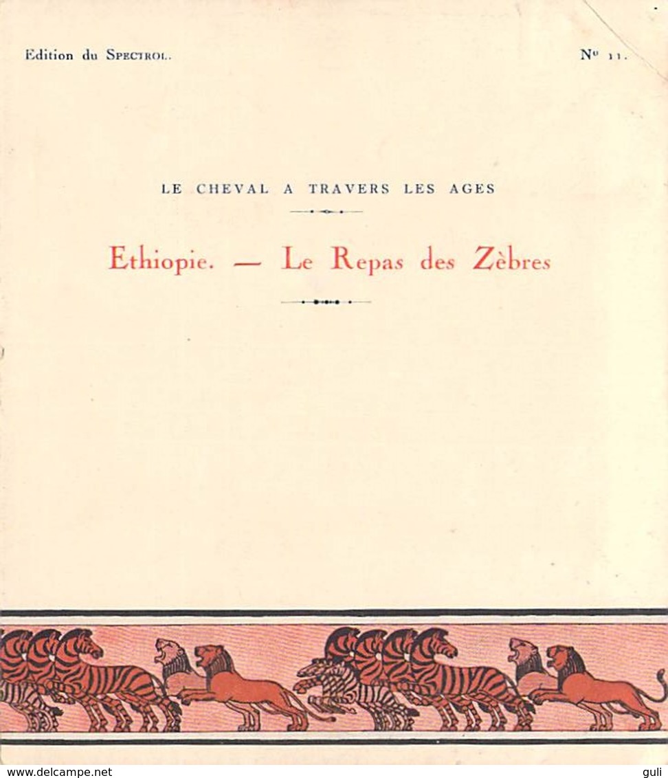 LOT de 37 images LE CHEVAL à TRAVERS les AGES (horse Pferd cavallo caballo Edition du Spectrol )   (Histoire)