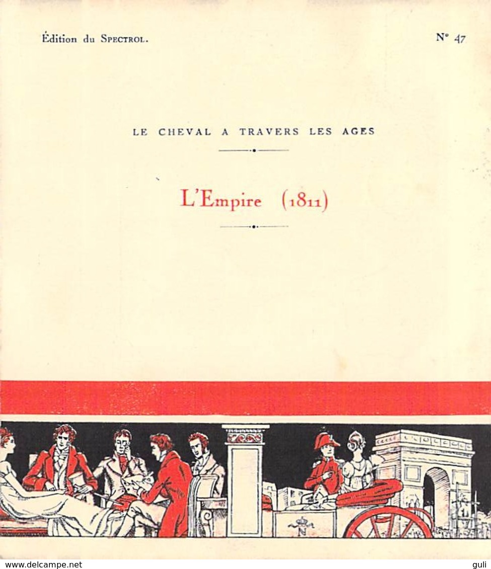 LOT de 37 images LE CHEVAL à TRAVERS les AGES (horse Pferd cavallo caballo Edition du Spectrol )   (Histoire)