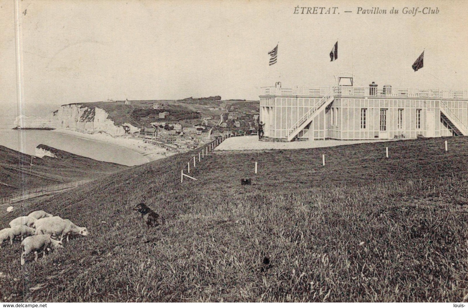 CPA  PAVILLON DU GOLF CLUB - Etretat