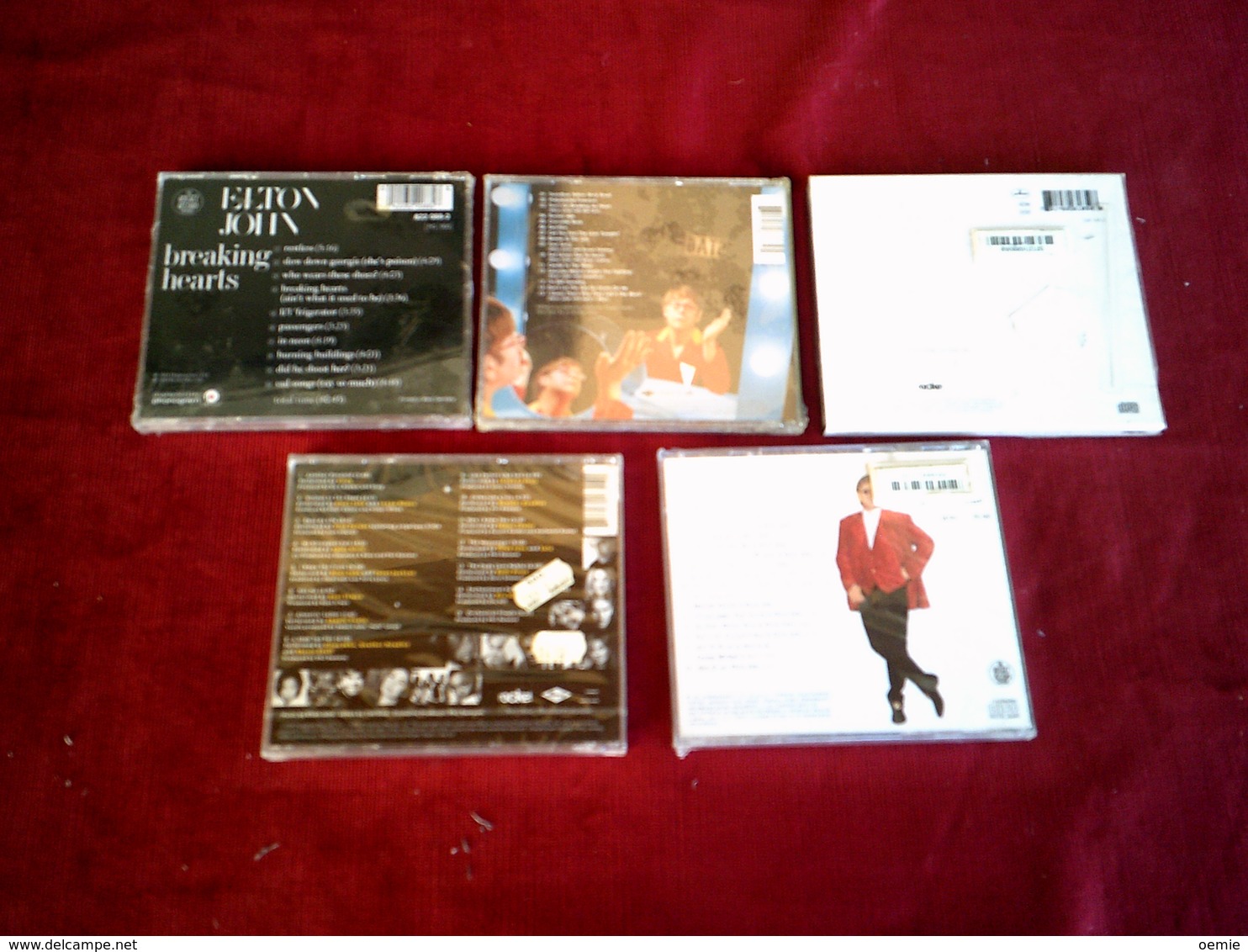 ELTON  JOHN  °  COLLECTION DE 5 CD ALBUM - Vollständige Sammlungen