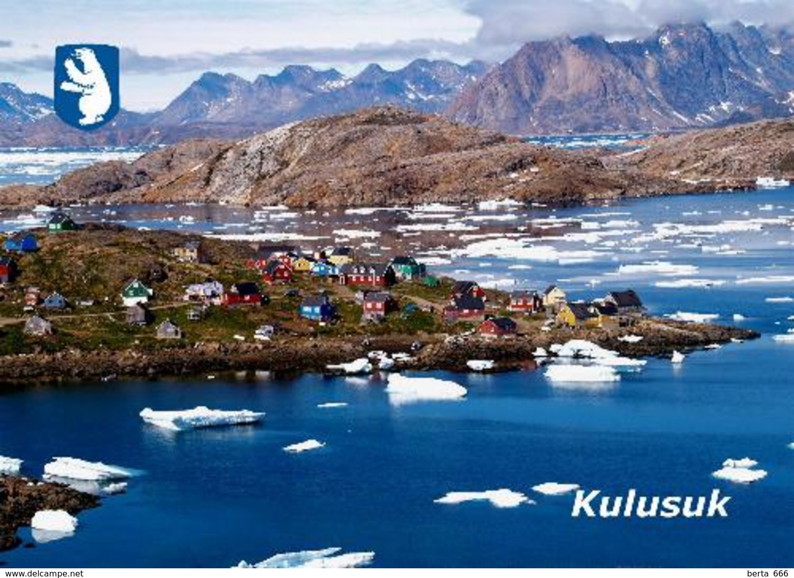 Greenland Kulusuk View New Postcard Grönland AK - Greenland