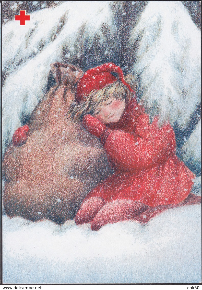 ÅLAND 1994 RED CROSS Christmas Postal Stationery (unused Postcard) By Artist Tarja Iilola (no. 18851) - Aland