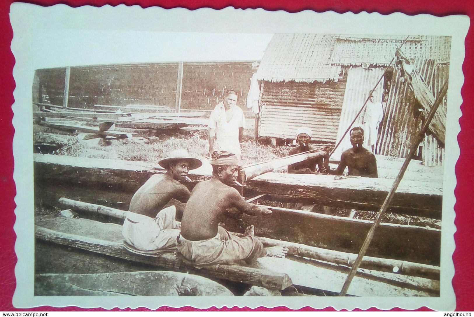 Boat Builders , Turn Of The Century Philippines - Philippines