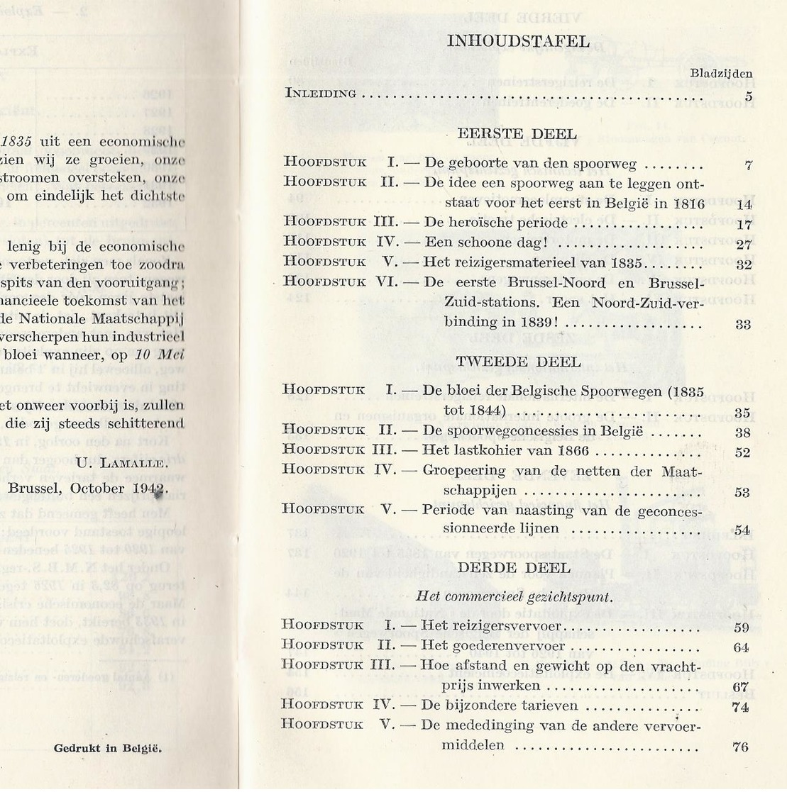 1943 DE GESCHIEDENIS DER BELGISCHE SPOORWEGEN Door Ulysse LAMALLE - Histoire