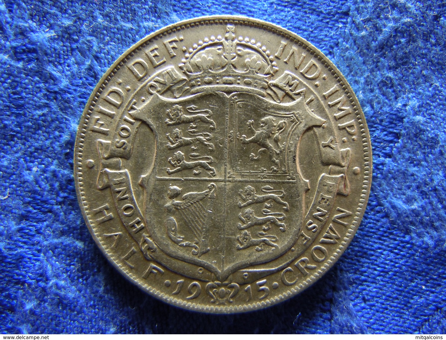 GREAT BRITAIN 1/2 CROWN 1916, KM818.1 - Sonstige & Ohne Zuordnung