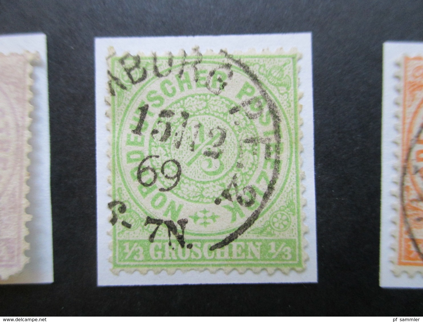 Altdeutschland NDP Nr. 13 / 14 Und 15 Gestempelt / Stempel K1 Hamburg - Used