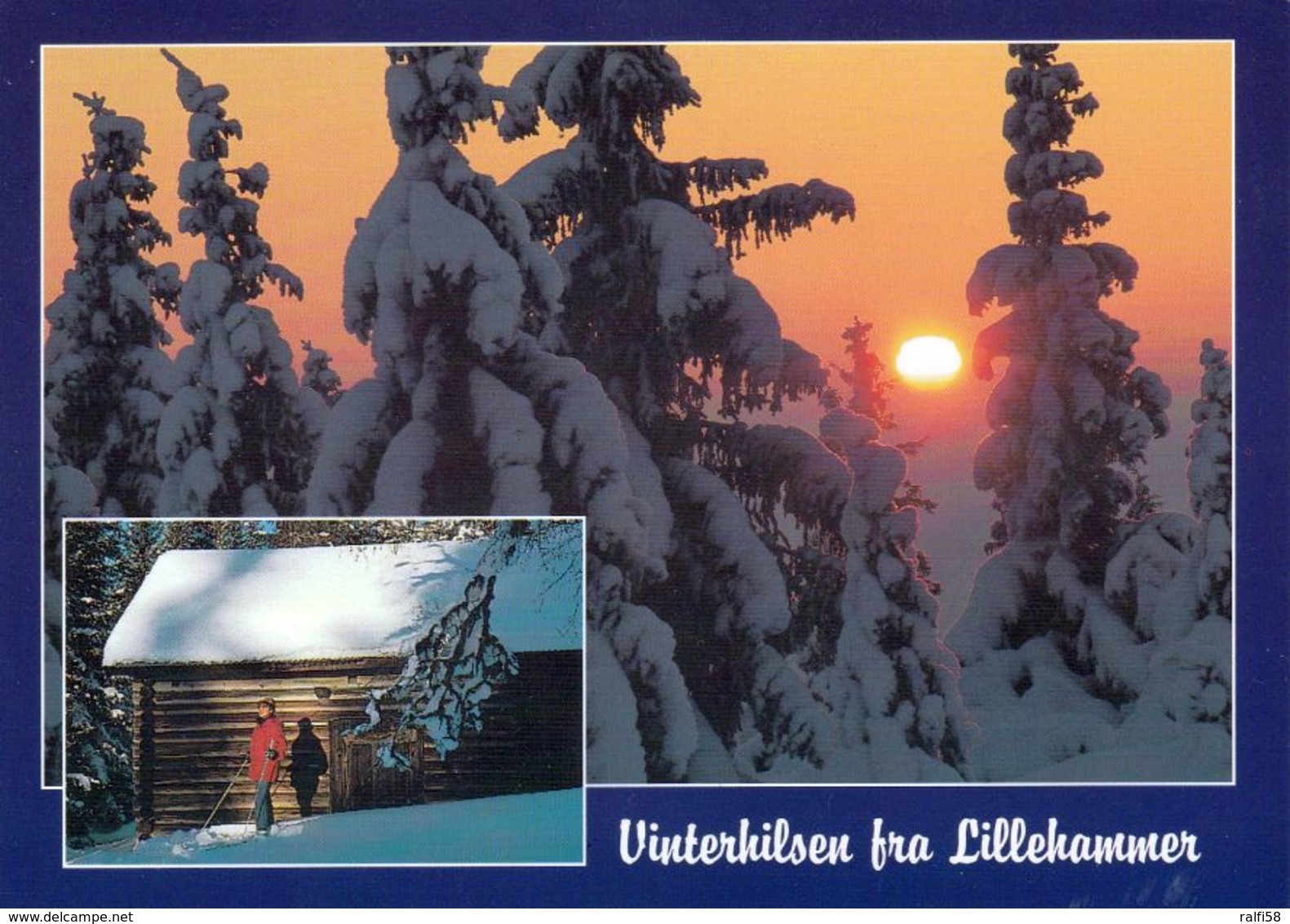 1 AK Norwegen * Wintergrüsse Aus Lillehammer * - Norwegen