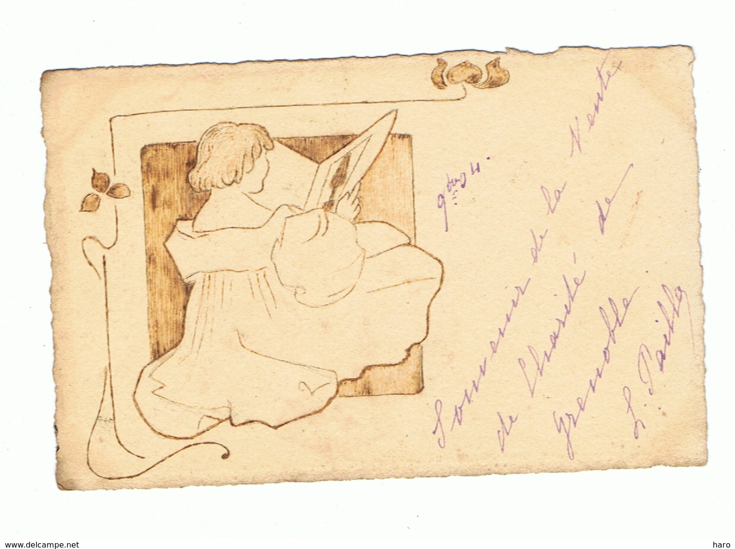 Illustrateur Inconnu - Art Nouveau - GRENOBLE, Fête De Charité 1904  (fr71) - 1900-1949
