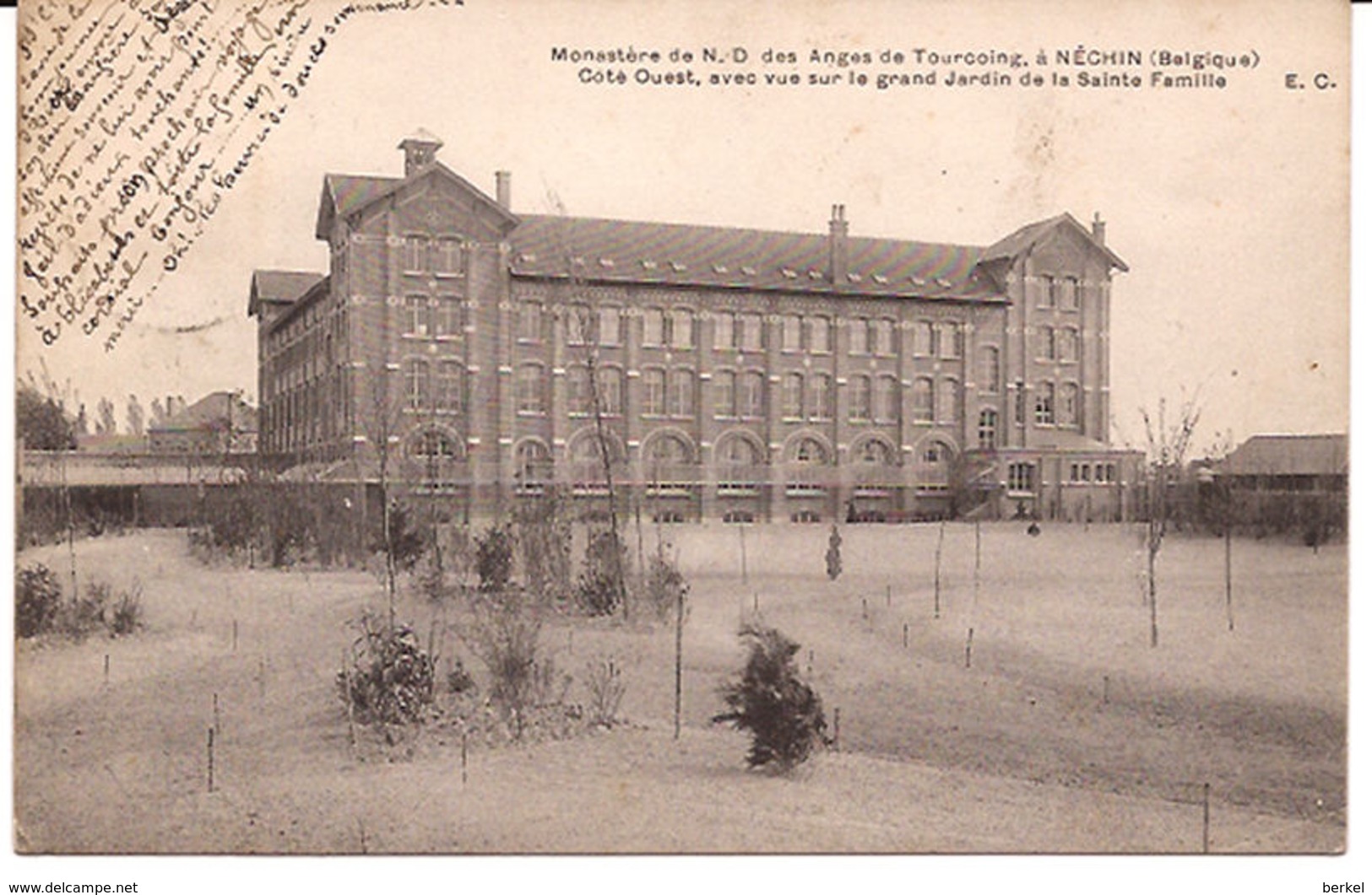 Monestère N.D. De  NECHIN  Côté Ouest Circulée 1905 Re 688 /d4 - Autres & Non Classés