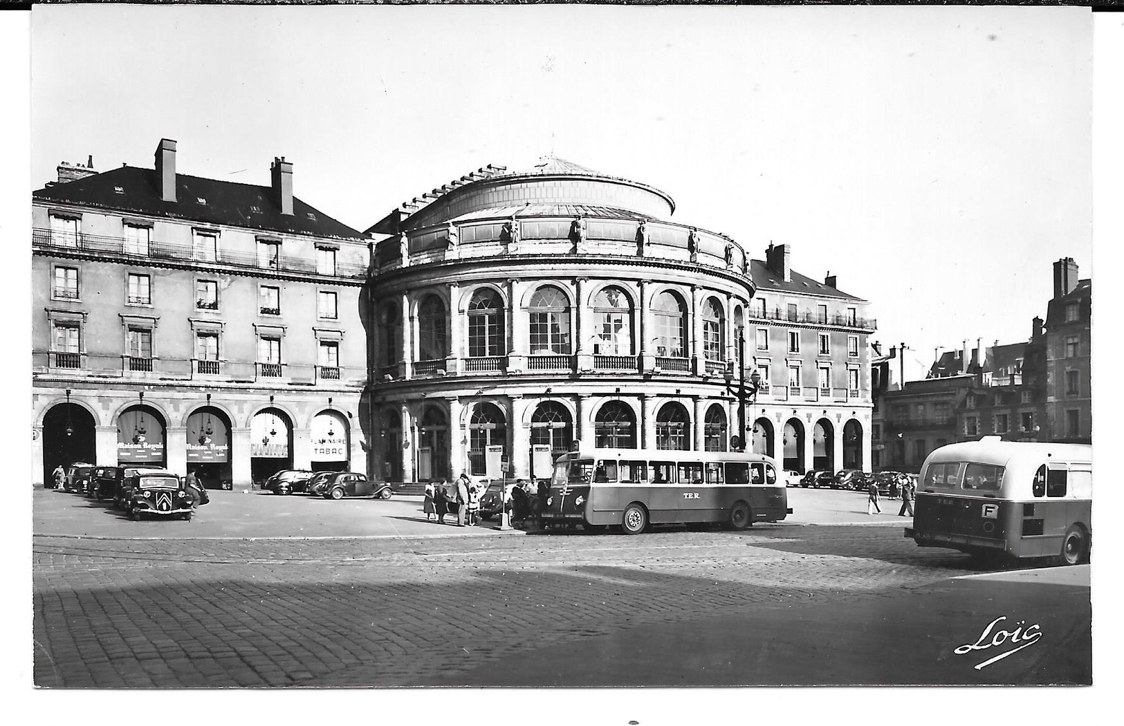 Cpm Rennes - Le Théâtre (Ramené Au Format De La Cpa). - Rennes