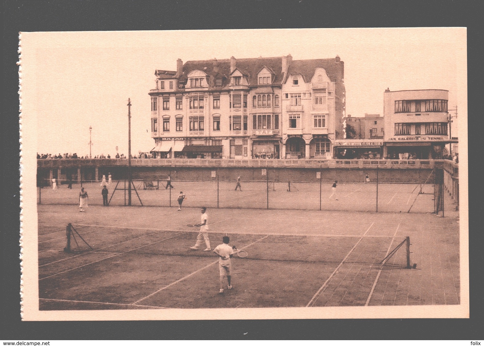 Middelkerke - Le Tennis - à 300m. Hôtel Du Nord - Publicité / Reclame Hôtel Du Nord - Uitgave Legia - Middelkerke