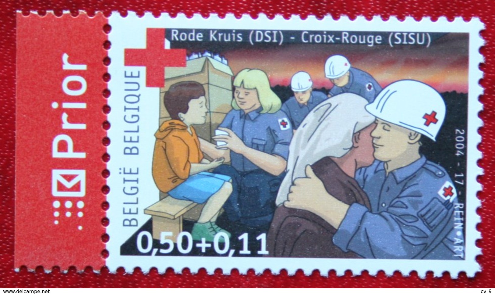 Rode Kruis Rotes Kreuz Red Cross Croix Rouge OBC N° 3307 (Mi 3355) 2004 POSTFRIS MNH ** BELGIE BELGIEN / BELGIUM - Unused Stamps