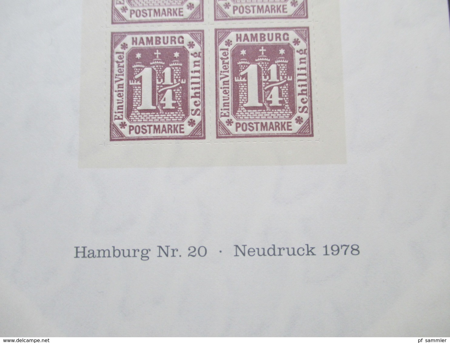 Altdeutschland Konvolut Hamburg Private Neudrucke 1978 Zur Nordposta 2 Blocks Und 7 Ganzsachen Umschläge - Hamburg