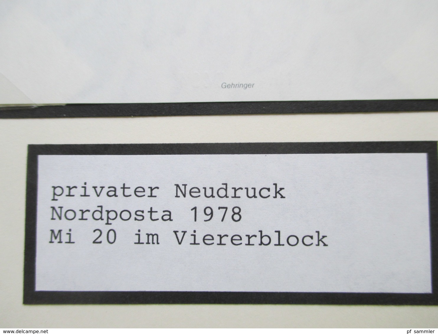 Altdeutschland Konvolut Hamburg Private Neudrucke 1978 Zur Nordposta 2 Blocks Und 7 Ganzsachen Umschläge - Hamburg