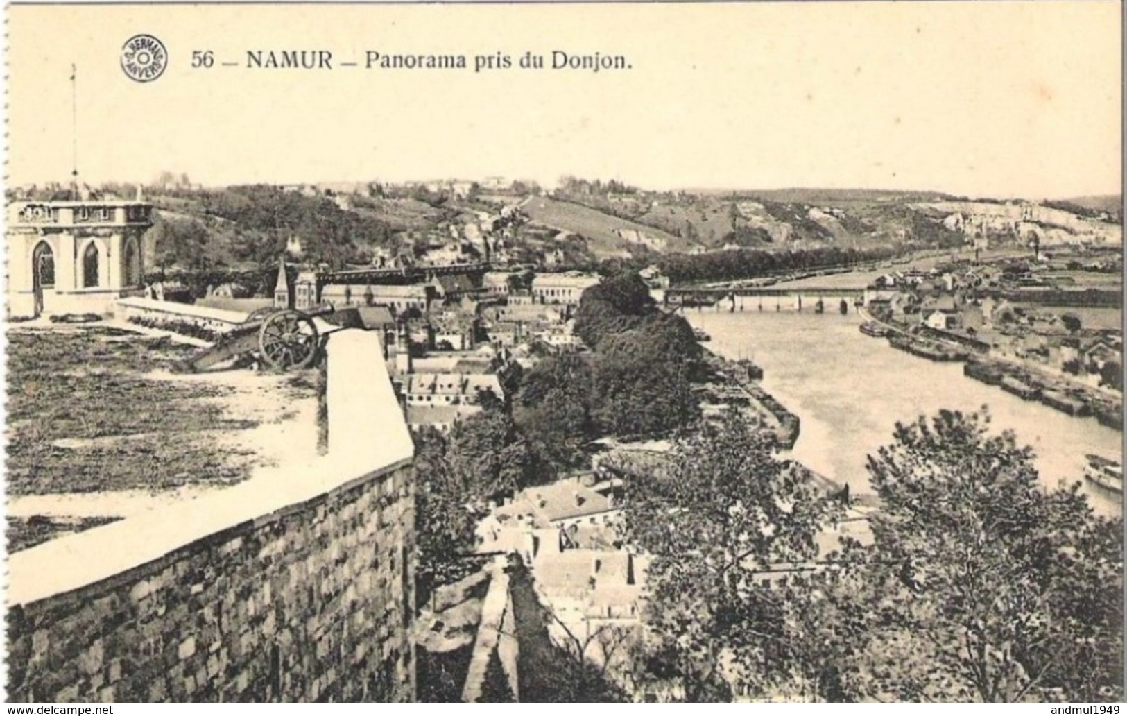 NAMUR - Panorama Pris Du Donjon - Namur