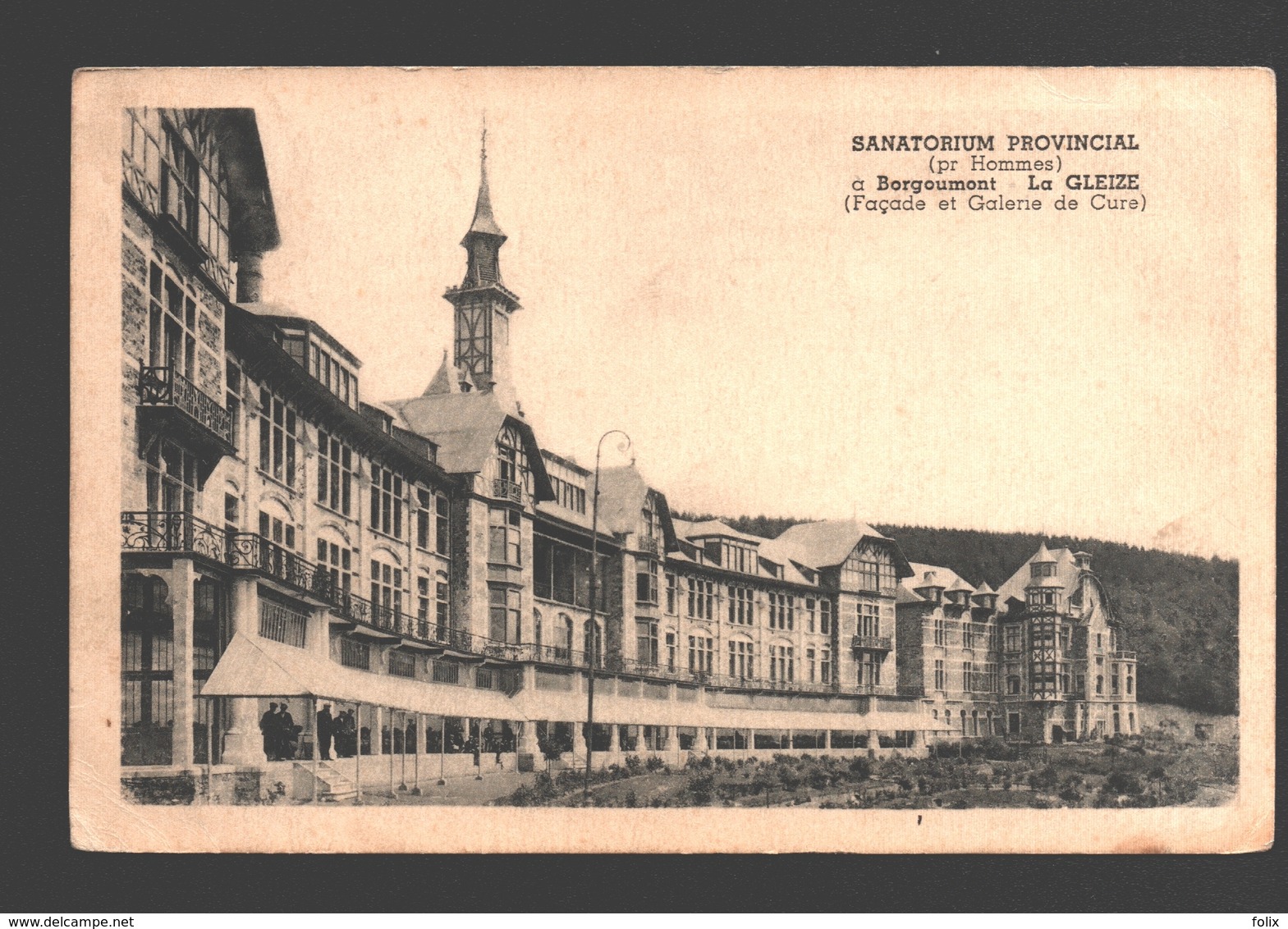 Borgoumont - La Gleize - Sanatorium Provincial - Façade Et Galerie De Cure - Stoumont