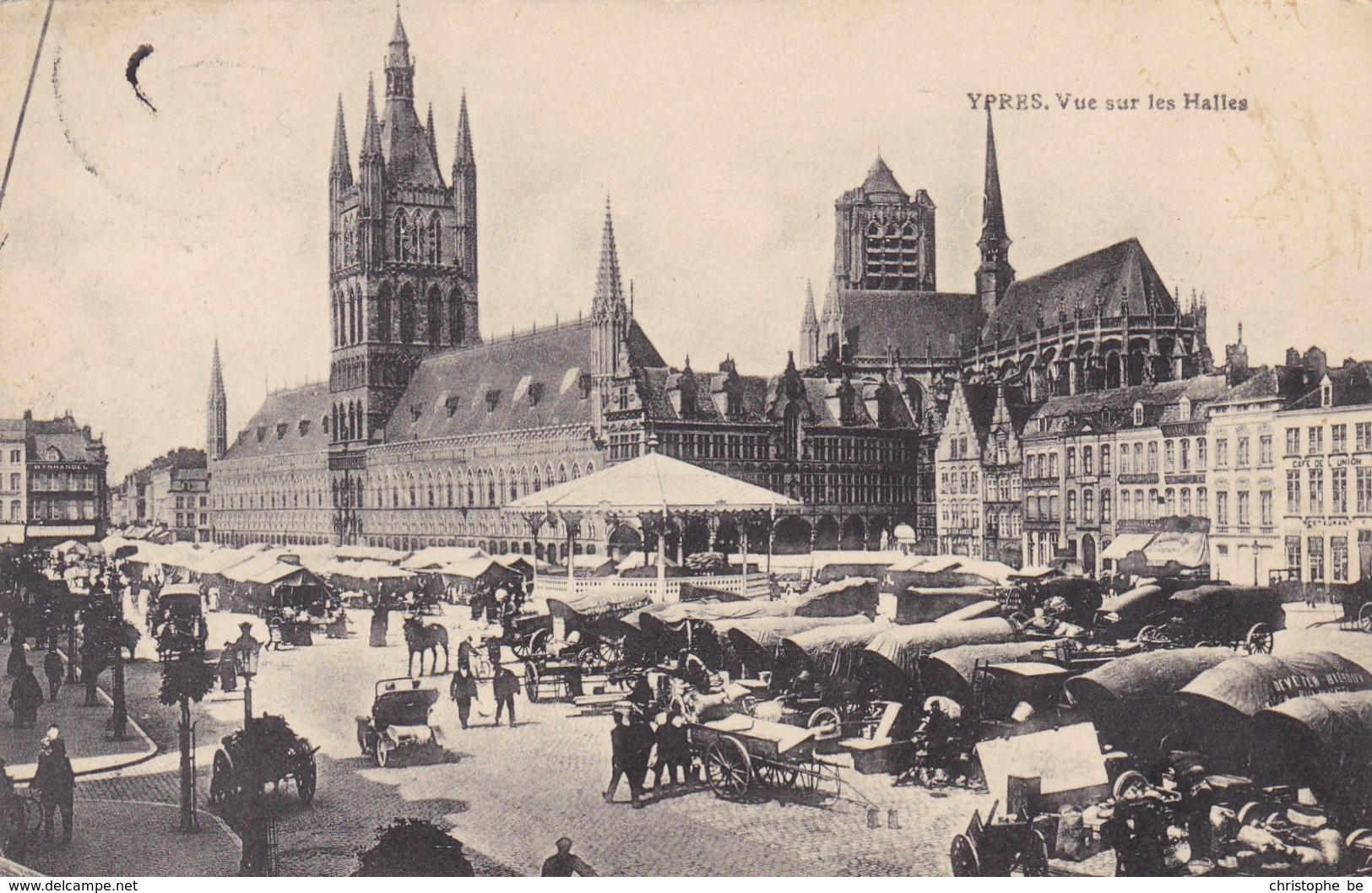 Ieper, Ypres, Vue Sur Les Halles (pk57028) - Ieper