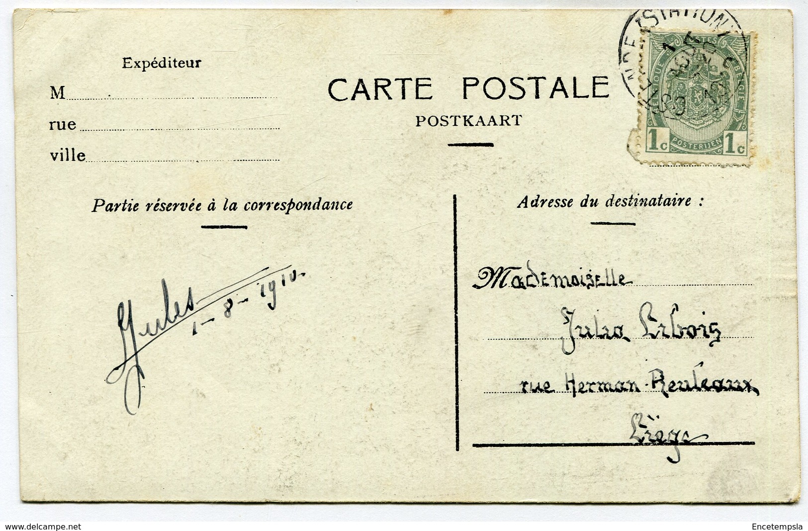 CPA - Carte Postale - Belgique - Anvers - Le Brabo - 1910 (M7788) - Antwerpen