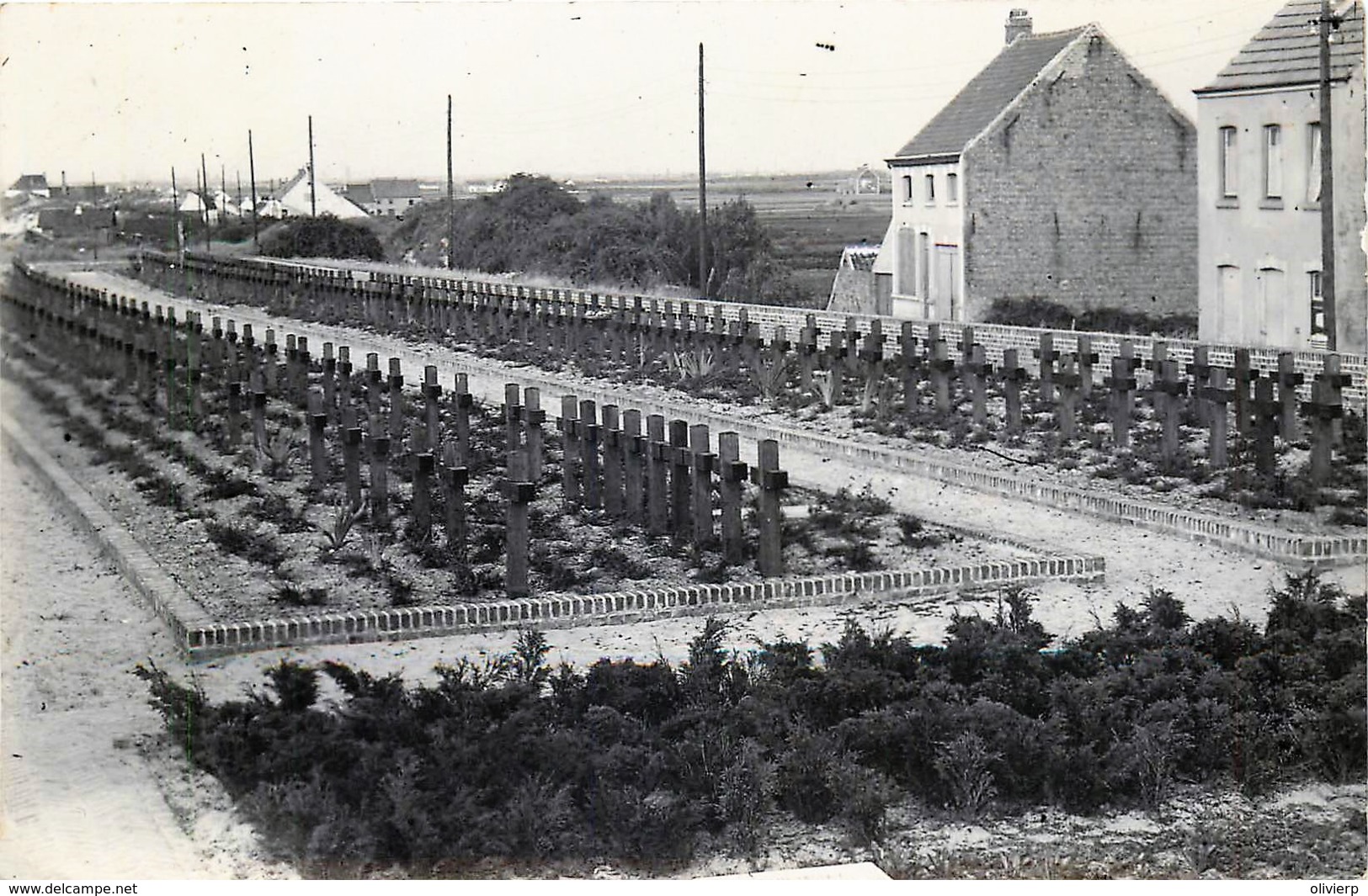 Belgique - Middelkerke - 14/18 - Carte-Photo - Cimetière Allemand - Middelkerke