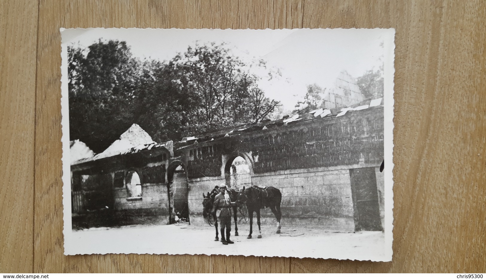 PHOTO - FOLEMBRAY 02 AISNE - LE CHENIL DETRUIT EN 1917 PENDANT LA GUERRE 14 - 18 - Lieux