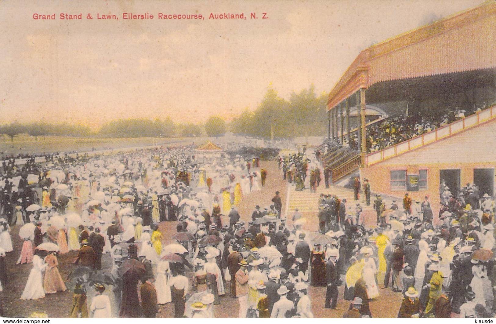 Grand Stand & Lawn, Ellerslie Racecourse, Auckland N.Z. - Nouvelle-Zélande