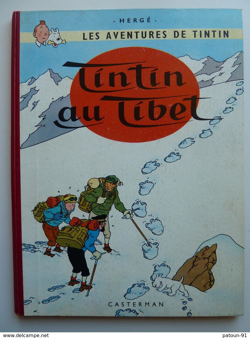 Tintin, Tintin Au Tibet, EO Française Edition Casterman Couleur, 1960, B29 En TBE+ - Tintin