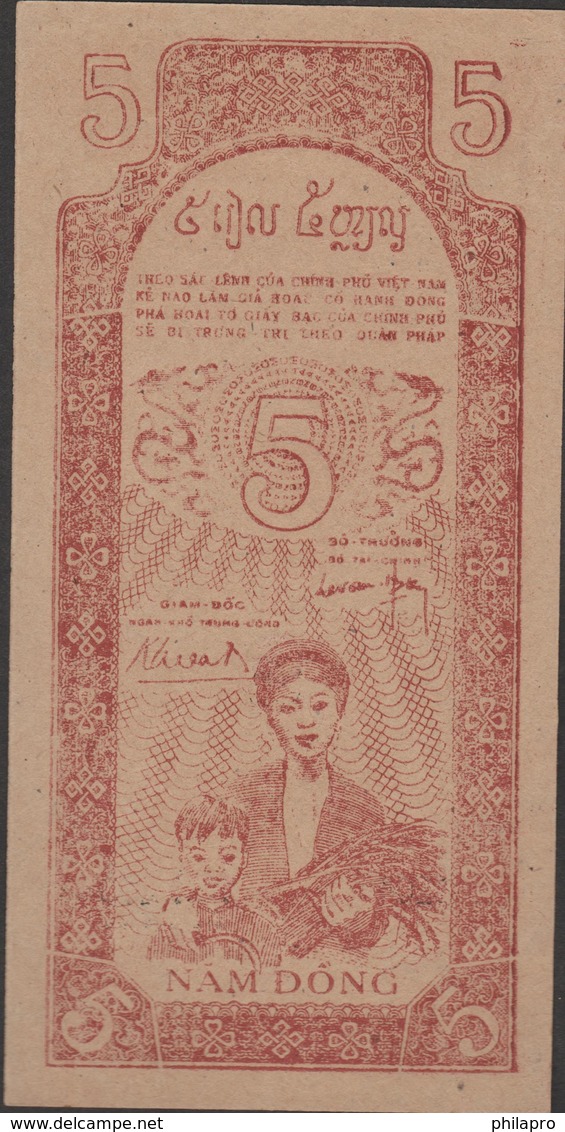 N.VIETNAM    BANKNOTE   5d   VF  Ref N°  1204 - Vietnam