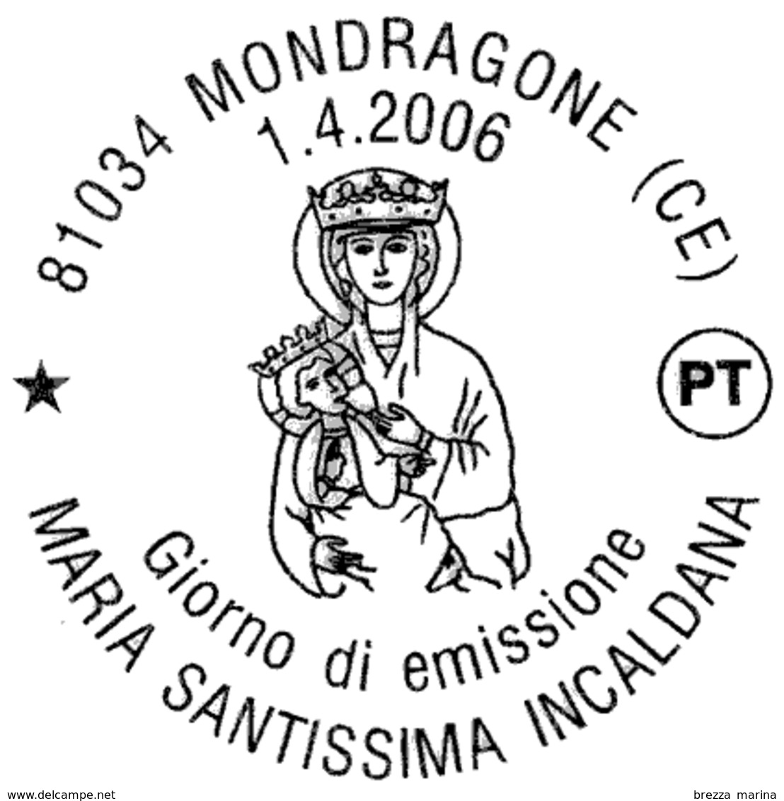 Nuovo - MNH - ITALIA - 2006 - Maria Santissima Incaldana, Nel Santuario Di Mondragone - 0,45 - 2001-10: Ungebraucht