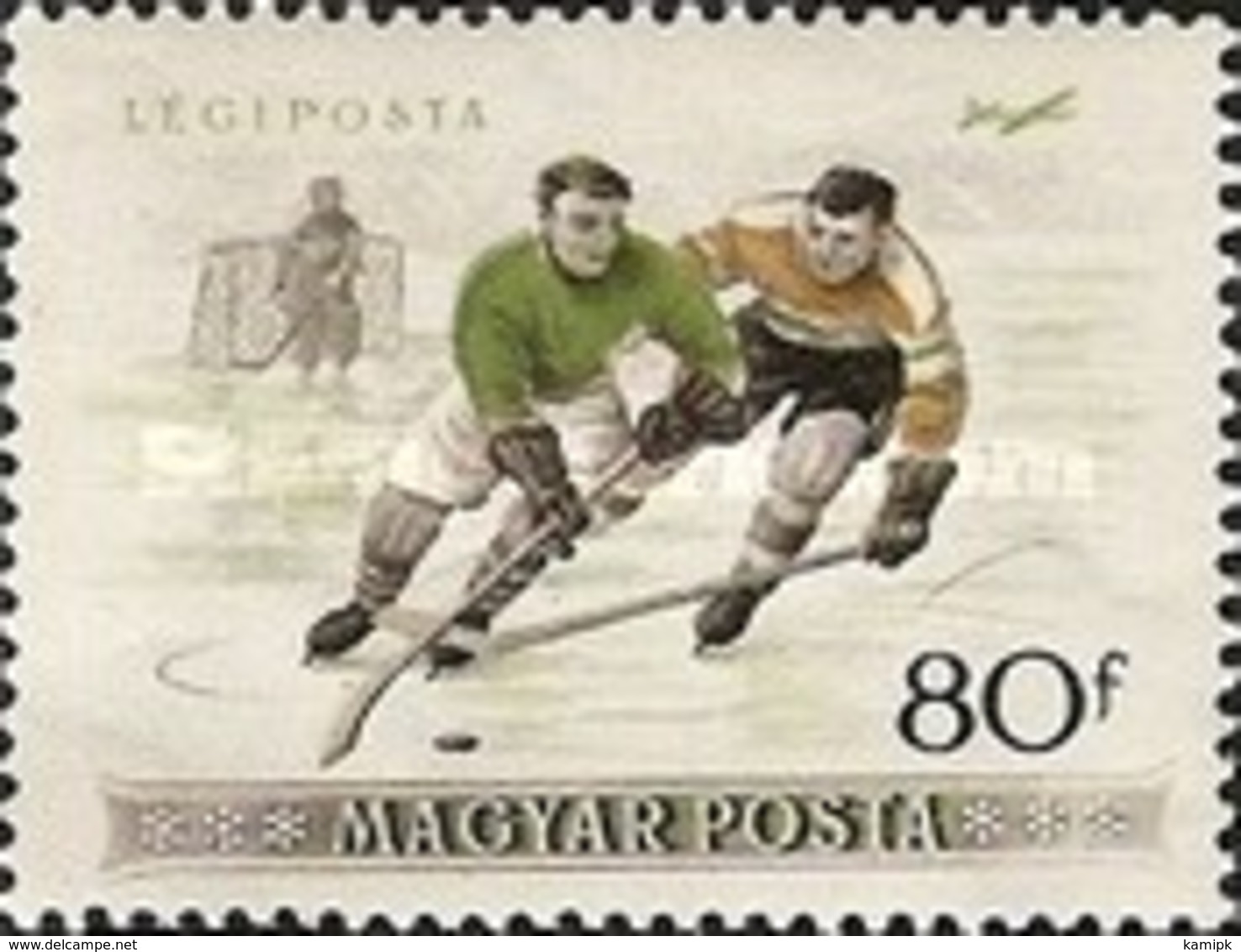 USED  STAMPS Hungary - Airmail - Winter Sports  -1955 - Gebruikt