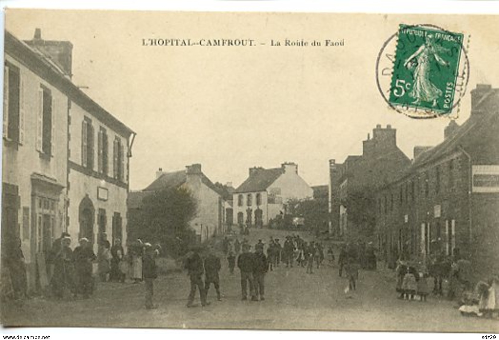 L'Hopital -Camfrout - La Route Du Faou - Autres & Non Classés