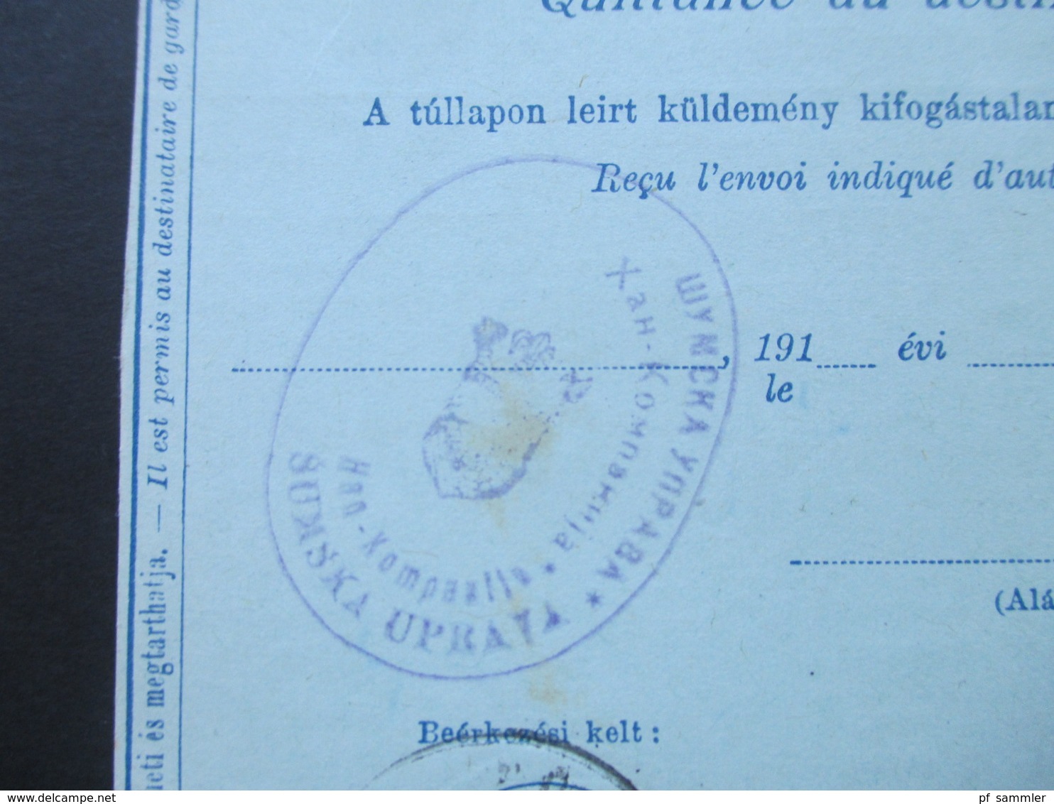 Jugoslawien SHS 1921 Paketkarten 24 Stück mit interessanten Frankaturen und Klebezettel und Stempel!