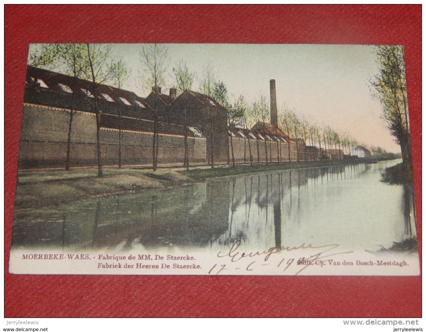 MOERBEKE-WAAS  -   Fabriek Der Heeren De  Staercke  - Fabrique De M. De Staercke   -  1907 - Mörbeke-Waas