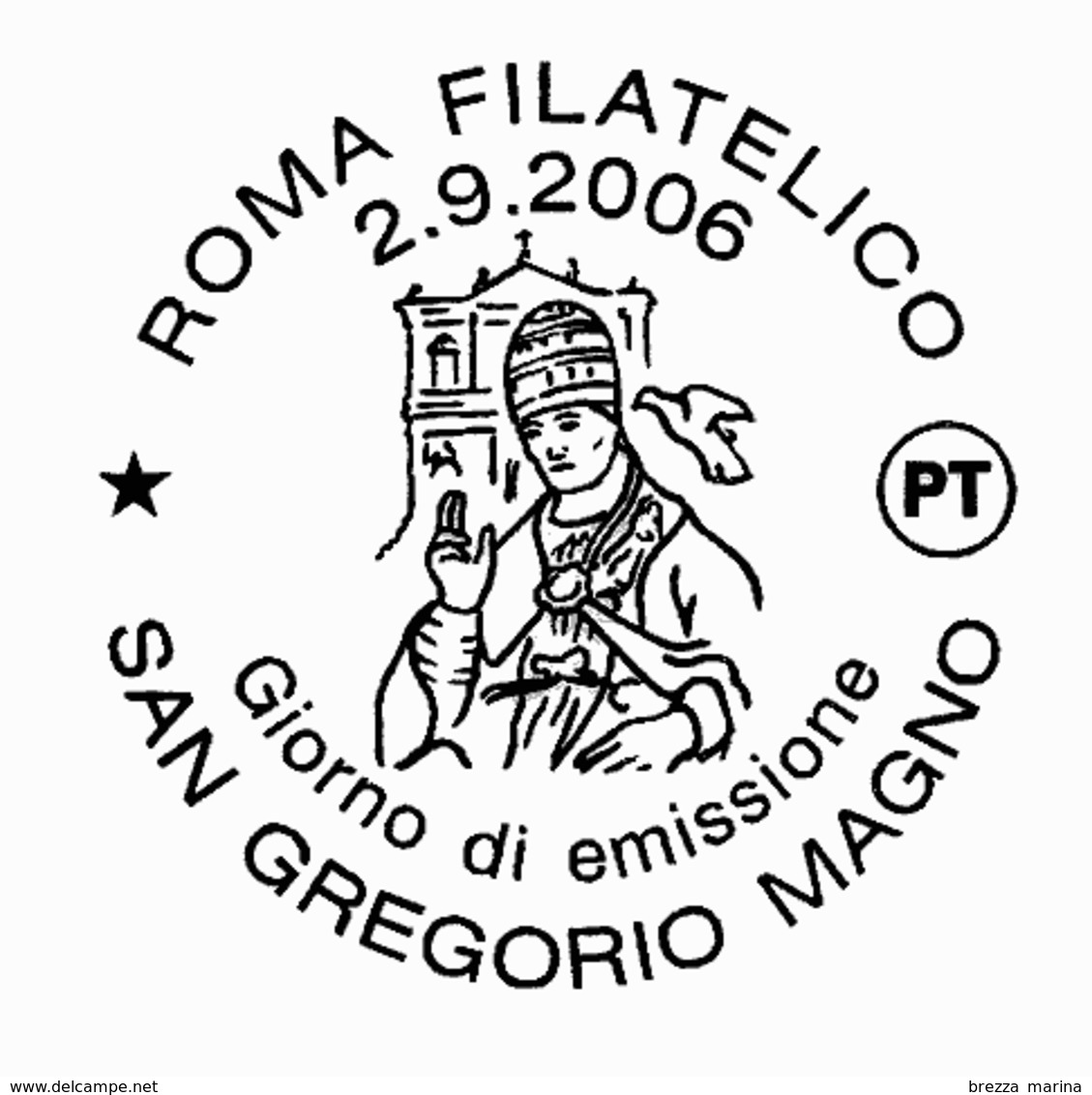 Nuovo - MNH - ITALIA - 2006 - San Gregorio Magno - San Gregorio E Chiesa Di Sant'Andrea Al Celio, Roma - 0.60 - 2001-10: Mint/hinged