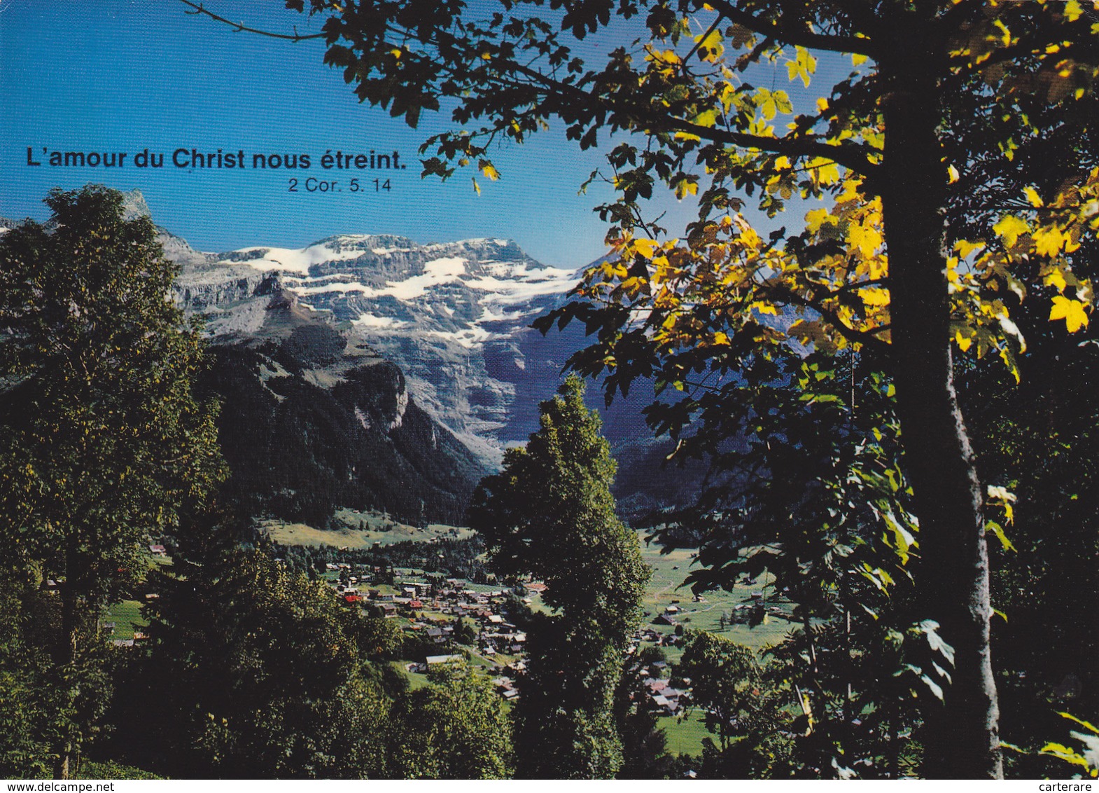 SUISSE,HELVETIA,SWISS,SCHWEIZ,SVIZZERA,VAUD,LES DIABLERETS,ORMONT,AIGLE,PAROLE DU CHRIST - Aigle