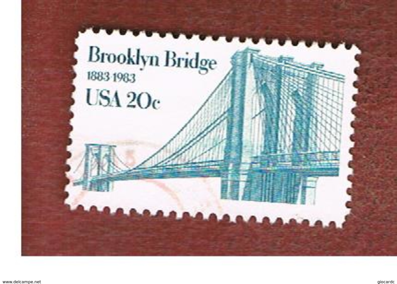 STATI UNITI (U.S.A.) - SG 2030 -  1983 BROOKLYN BRIDGE -  USED - Usati