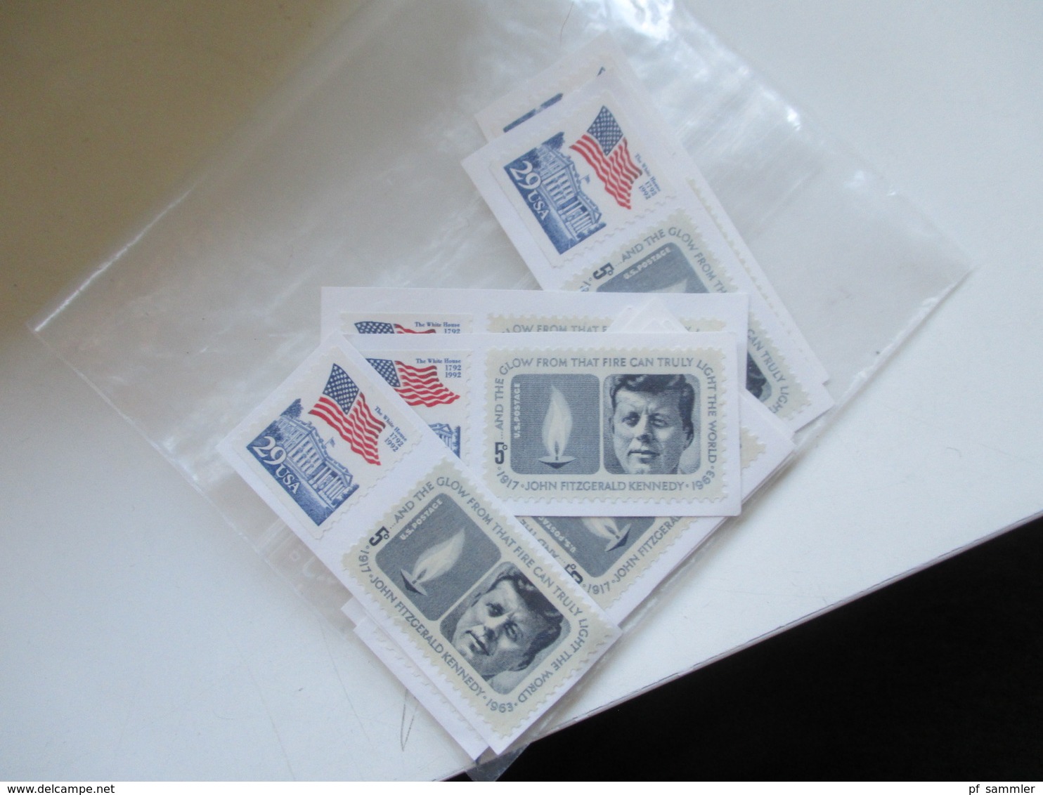 USA Stöberposten Hunderte Papierfreie Marken In Tüten! Stöberposten!! Ab Den 1950er Jahren! - Lots & Kiloware (mixtures) - Min. 1000 Stamps