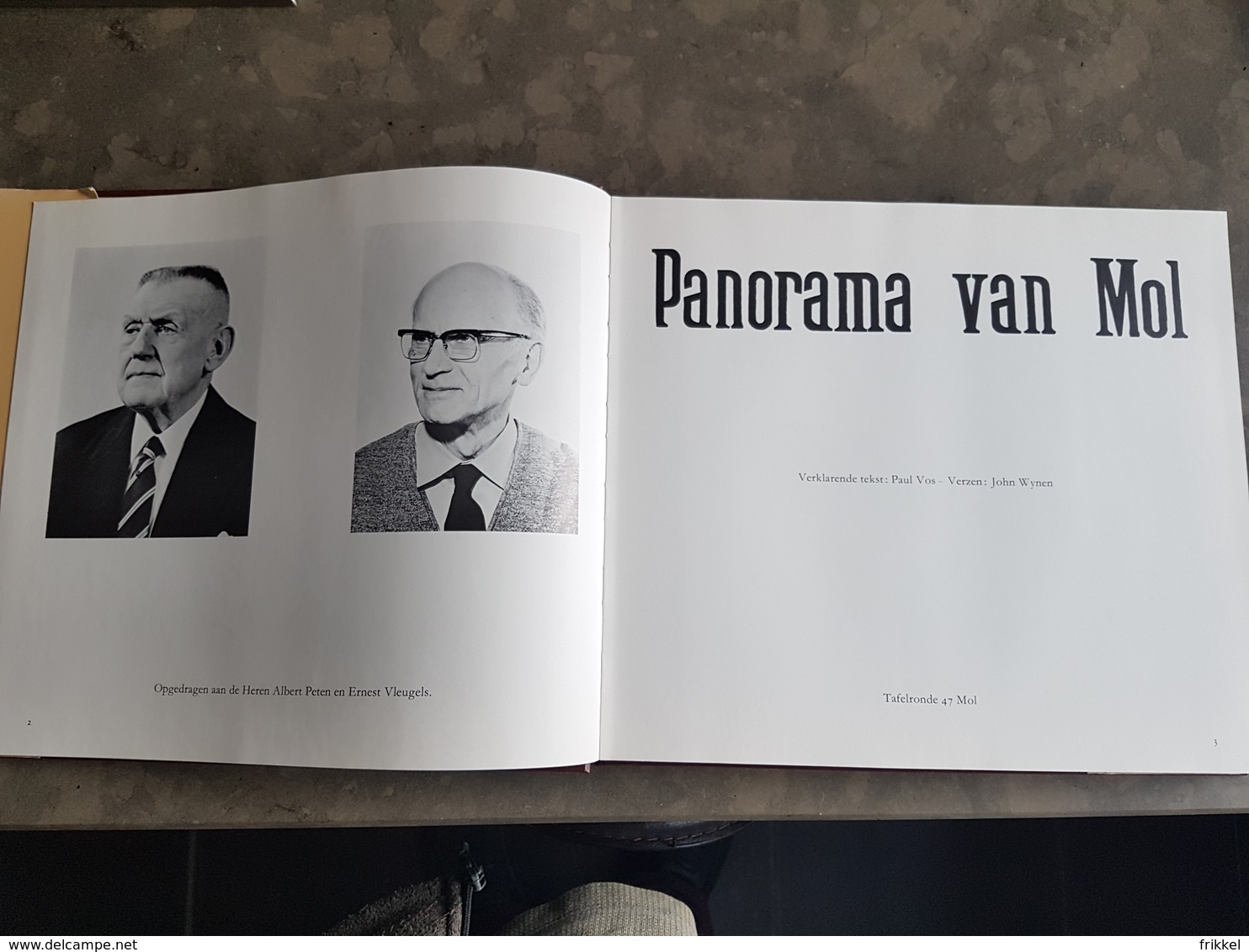 Boek: Panorama Van Mol 1974 Paul Vos John Wynen (251 Blz ; 28 X 31 Cm) Moll - Mol