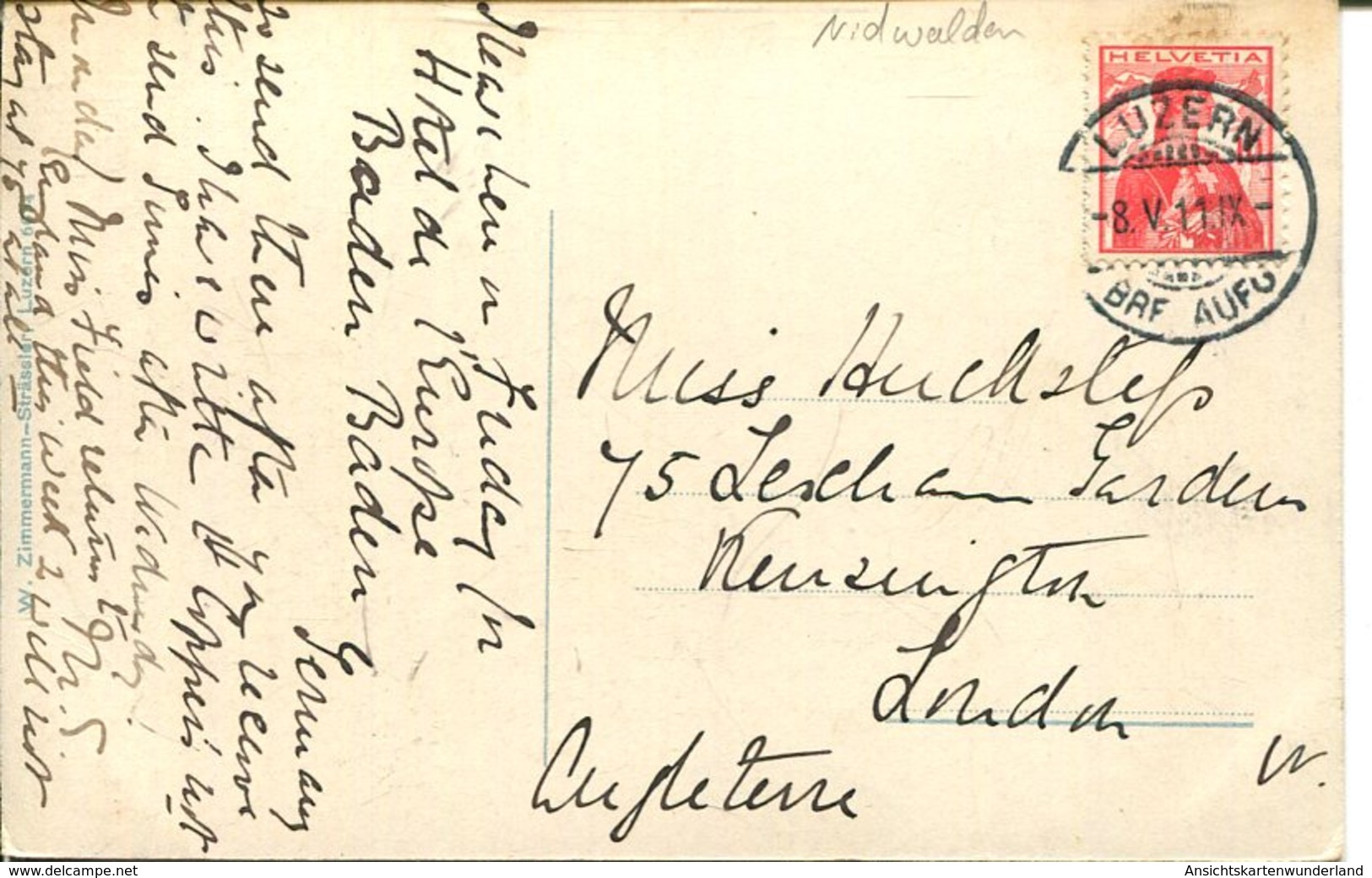 007266  Bürgenstock  1911 - Sonstige & Ohne Zuordnung