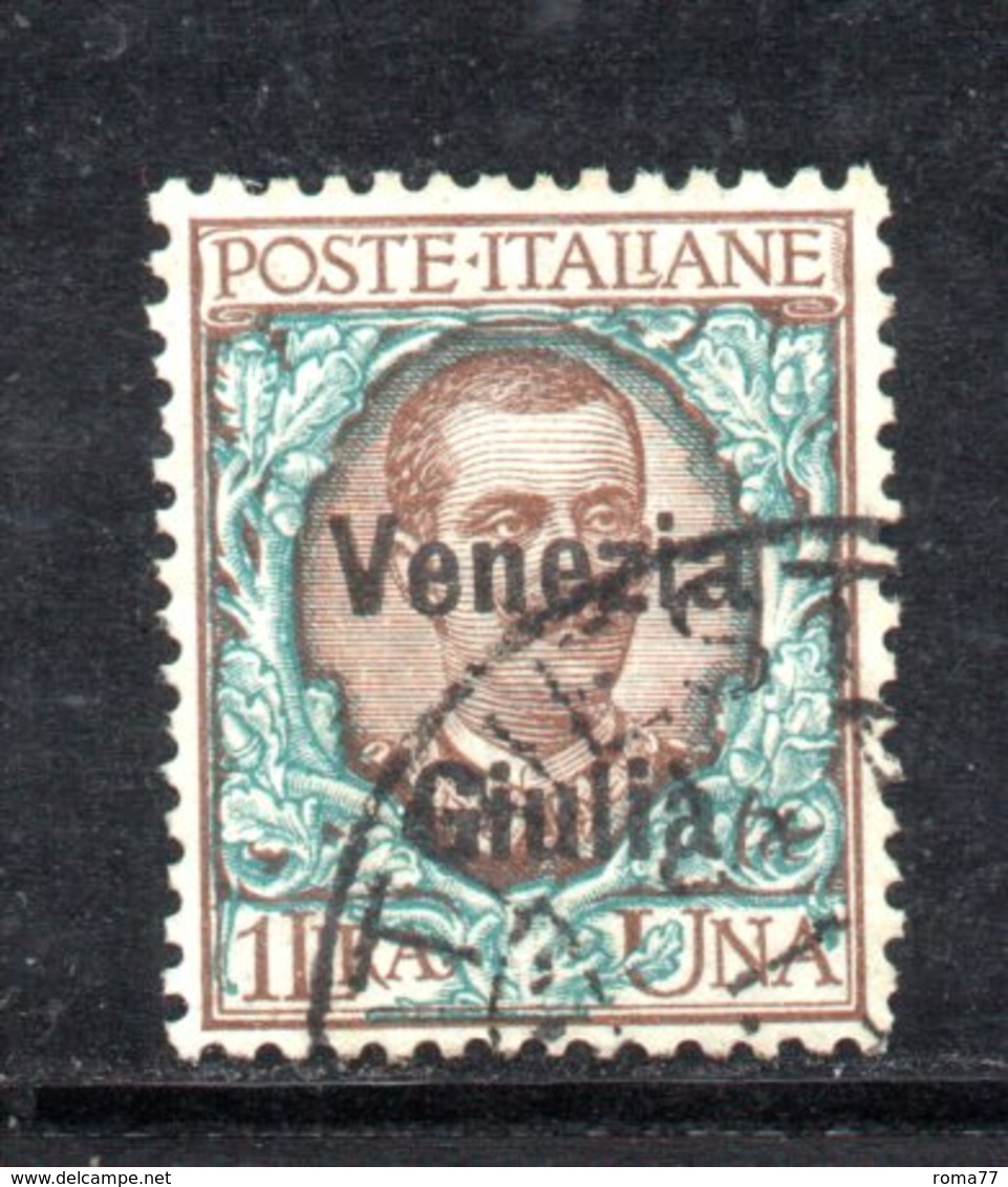 XP4194 - VENEZIA GIULIA 1918, Sassone 1 Lira  N. 29  Usato. - Vénétie Julienne