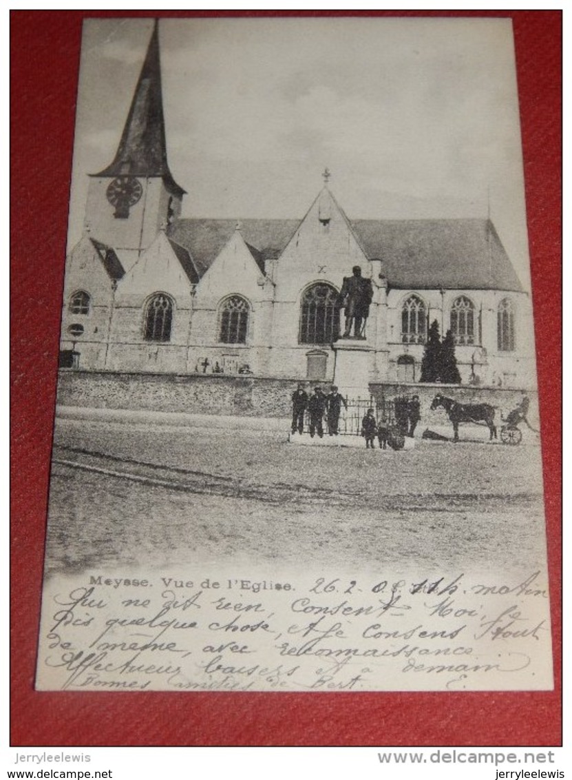 MEISE  -  MEYSSE  -  Vue De L'Eglise   -  1905    - - Meise