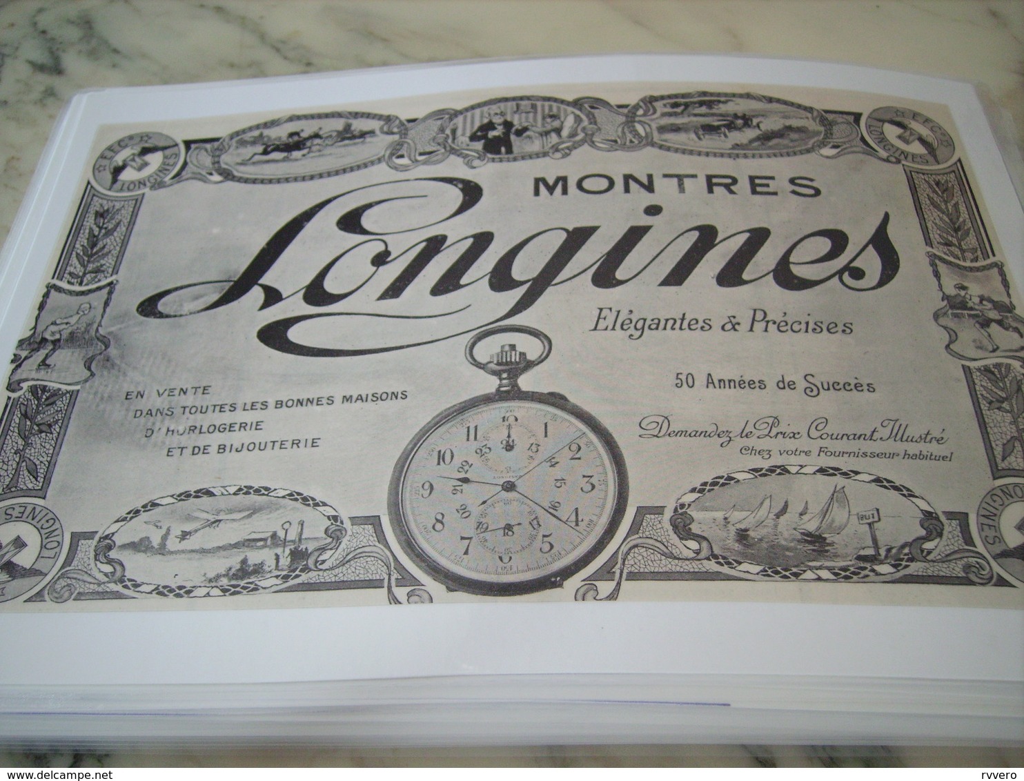 ANCIENNE PUBLICITE ELEGANTES PRECISES MONTRES LONGINES  1912 - Autres & Non Classés