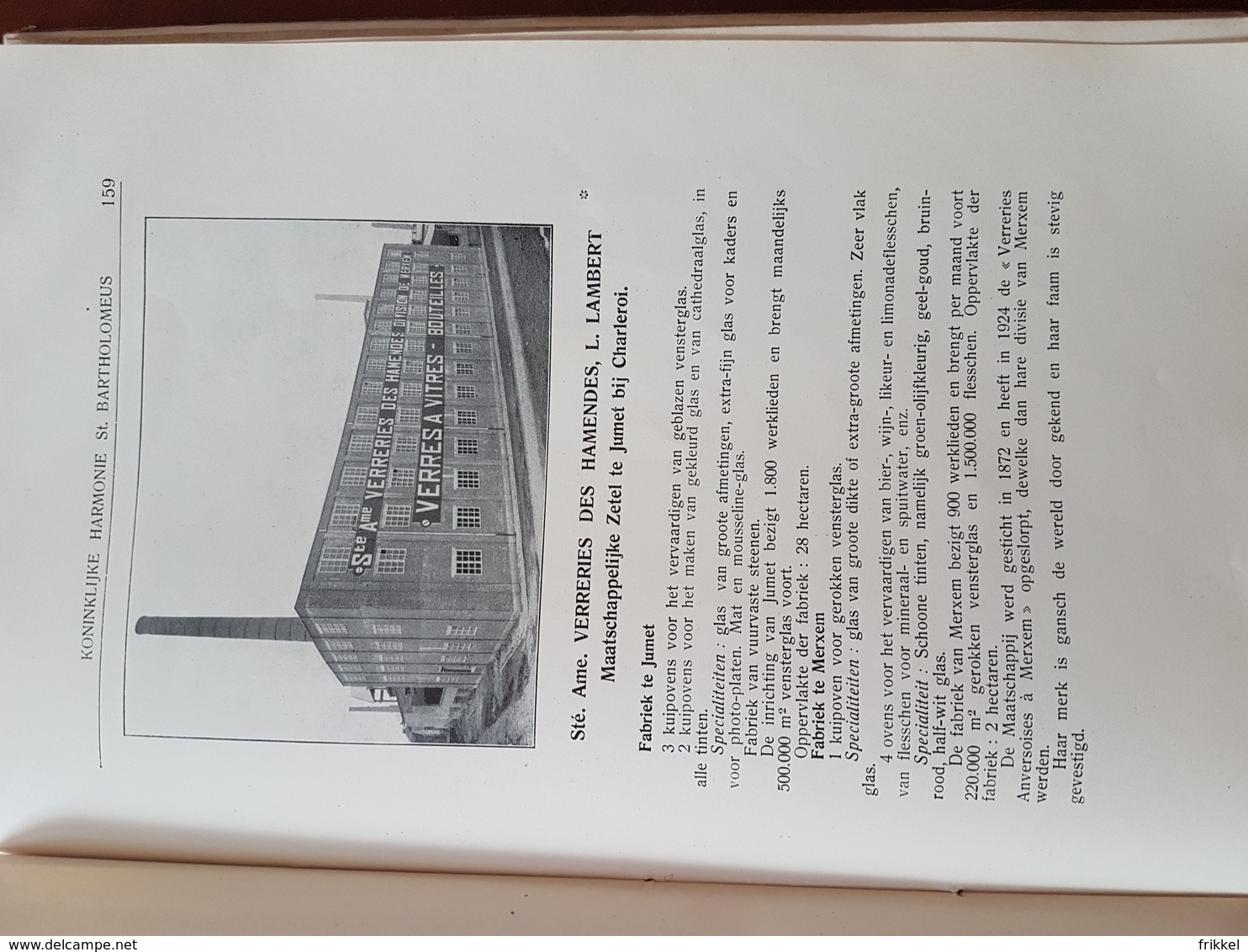 Boek: Merksem 1926 Gedenkboek Eeuwfeesten Harmonie St Bartholomeus Merxem Voorheen en Nu (287 blz ; 16 x 25 cm)