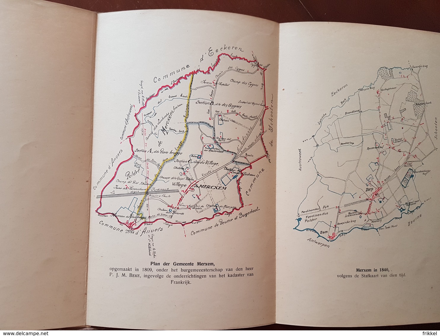 Boek: Merksem 1926 Gedenkboek Eeuwfeesten Harmonie St Bartholomeus Merxem Voorheen en Nu (287 blz ; 16 x 25 cm)