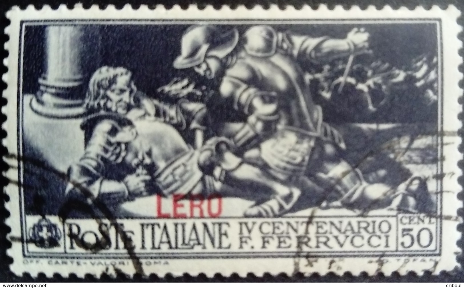 Italie Italy Italia 1930 Surchargé Overptd Soprastampati LERO Yvert 14 O Used Usato - Egée (Lero)