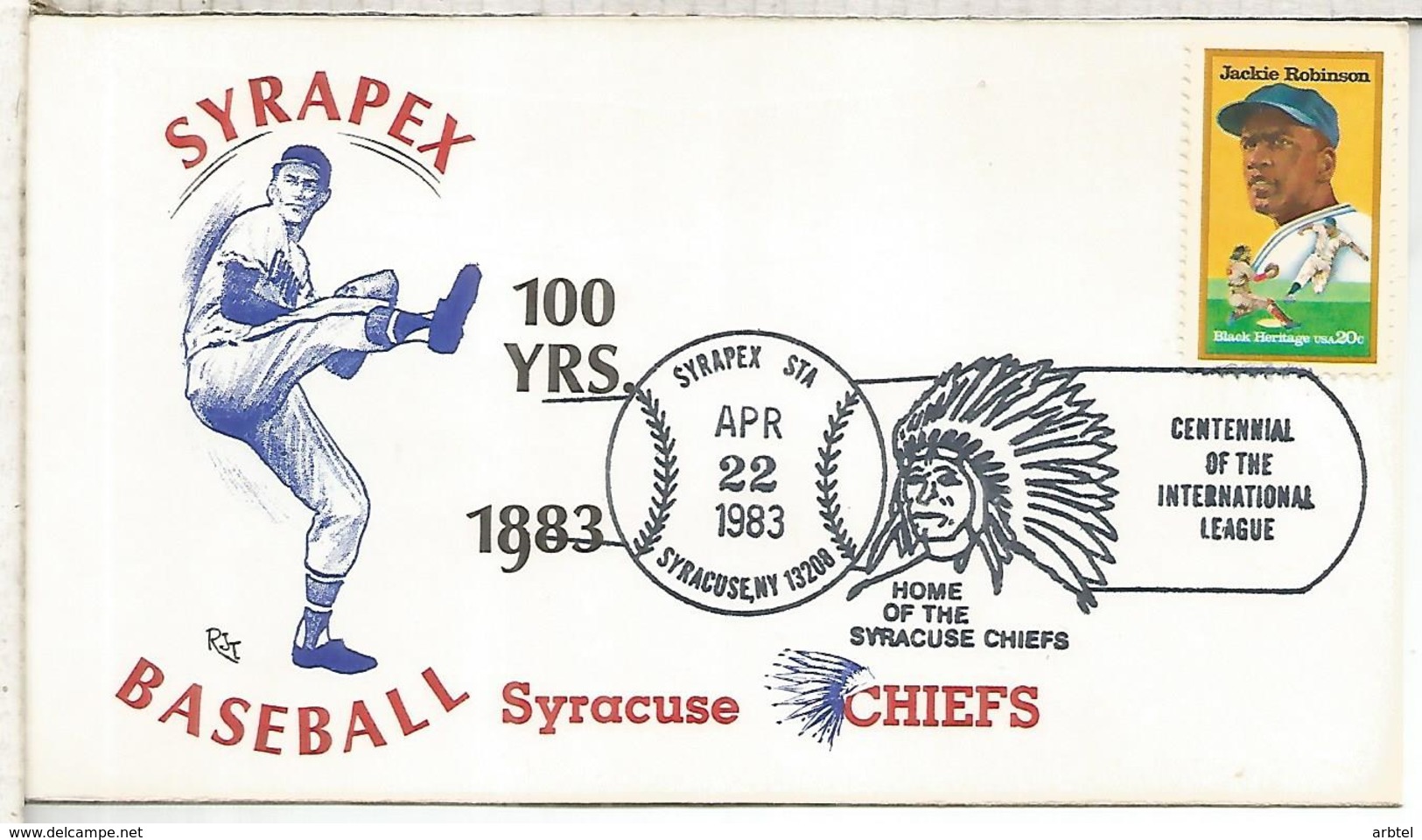 ESTADOS UNIDOS USA SYRACUSE MAT SYRACUSE CHIEFS BASEBALL DEPORTE NATIVO - Base-Ball