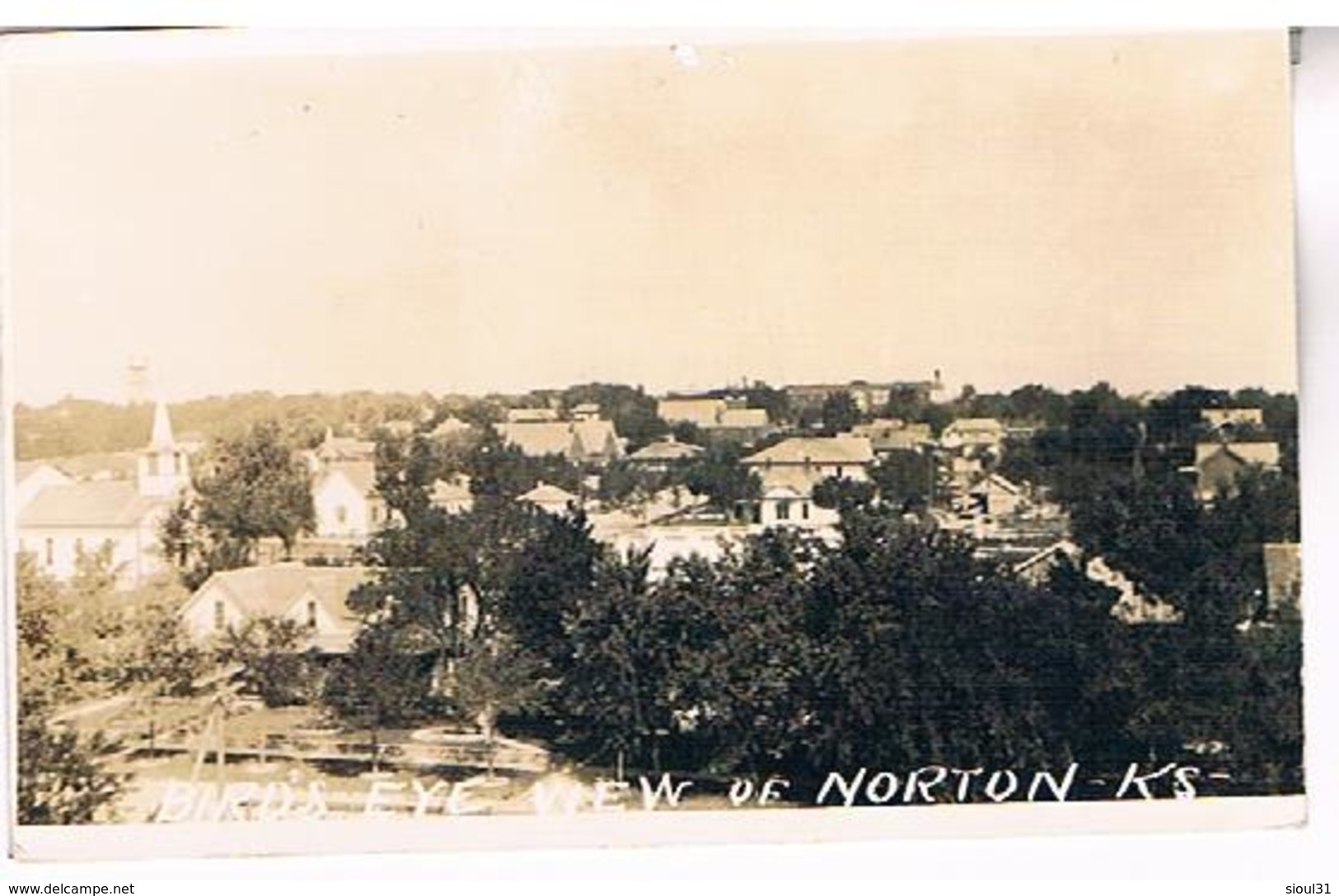 BIRD 'S EYE VIEW OF NORTON  KS  TBE    US278 - Kansas City – Kansas