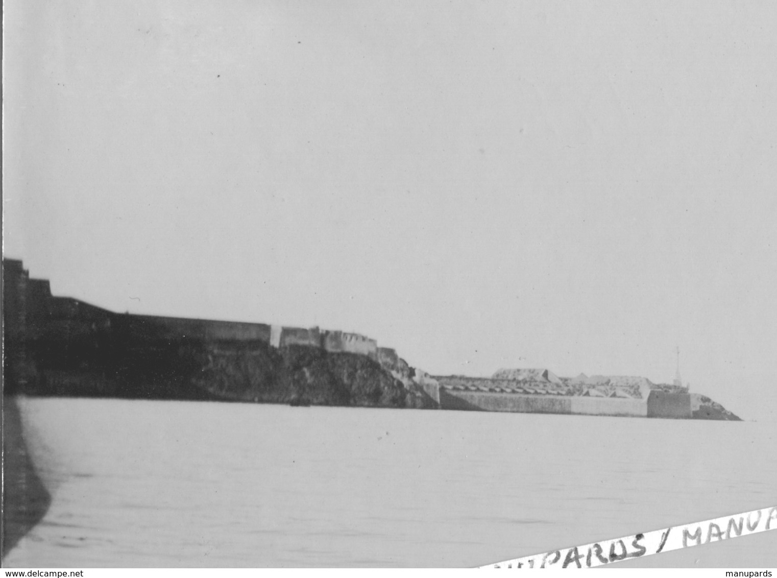 ALGÉRIE / MERS EL KEBIR / PORT DE SAINT ANDRÉ ??? PHOTO / 1900 - 1903 / VUE SUR PHARE ET FORT / VOILIER / TROIS MATS - Autres & Non Classés