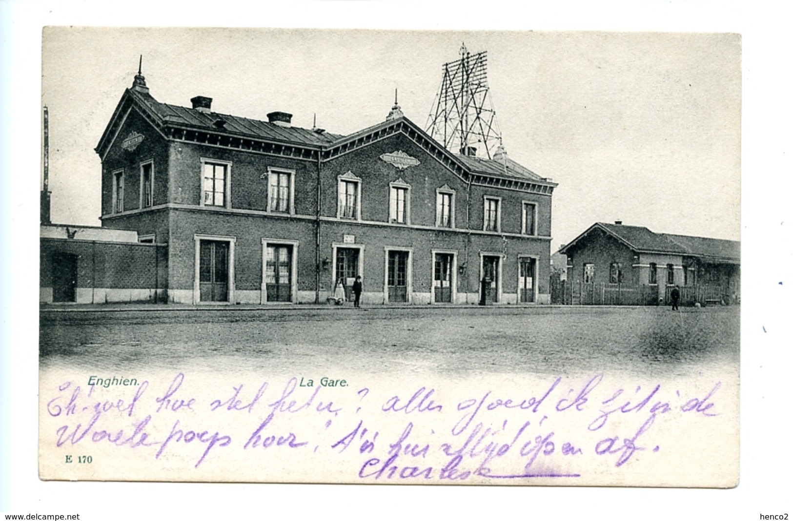 Enghien - La Gare / Romedenne (1911) - Enghien - Edingen