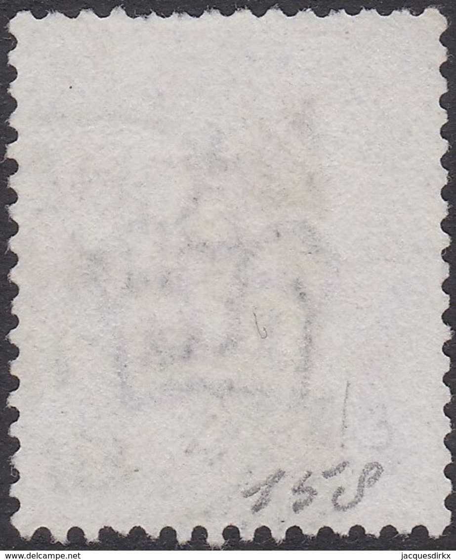 England  .   SG   158  .  Pl. 20  ( 2 Scans ) .  Wmk Crown   .  O   .    Cancelled .   /   .   Gebruikt - Gebruikt